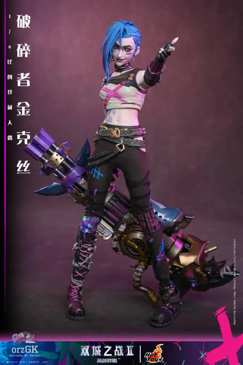 Экшн-фигурка Jinx - Arcane (League of Legends) от Hot Toys