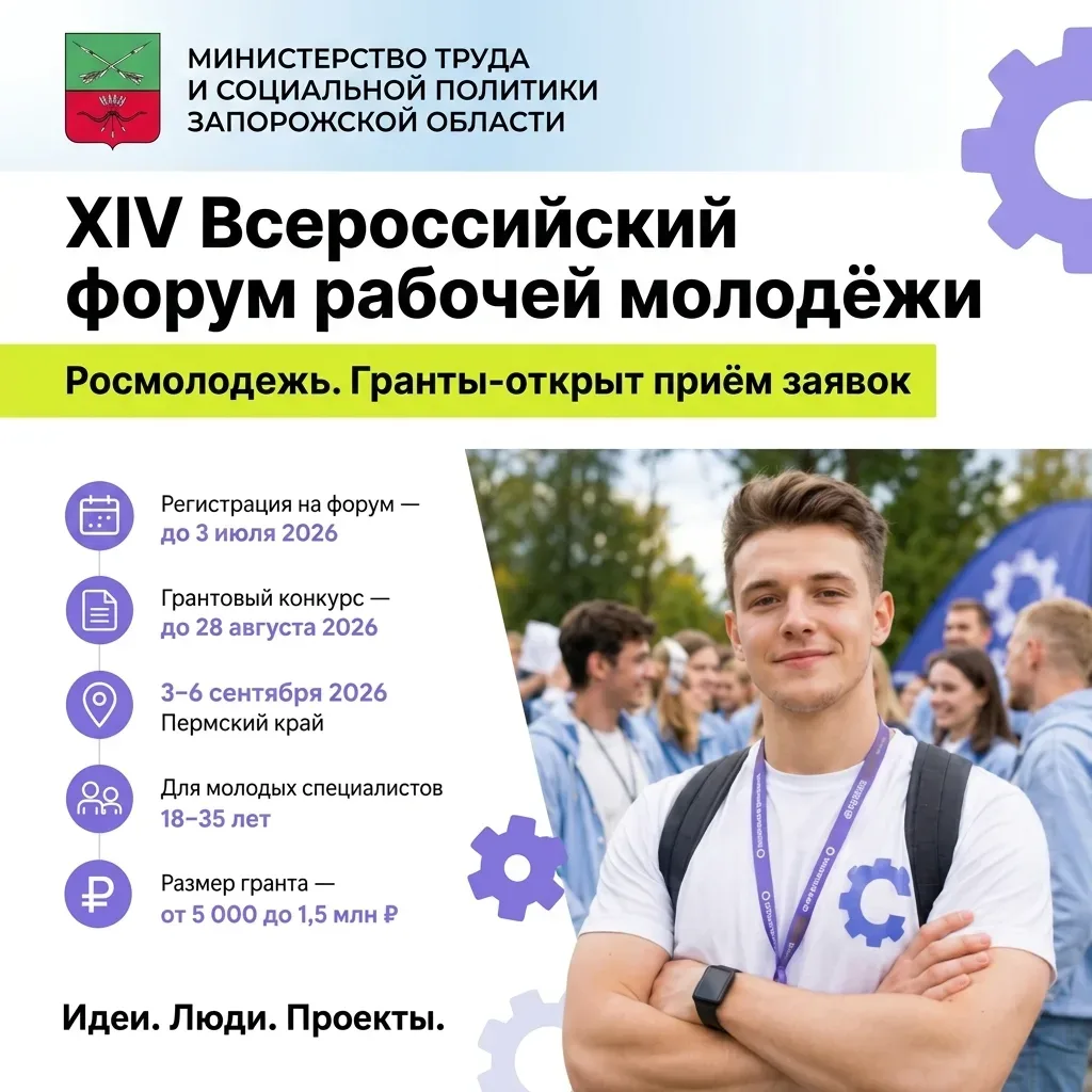📢 ФОРУМ: XIV Всероссийский форум рабочей молодёжи