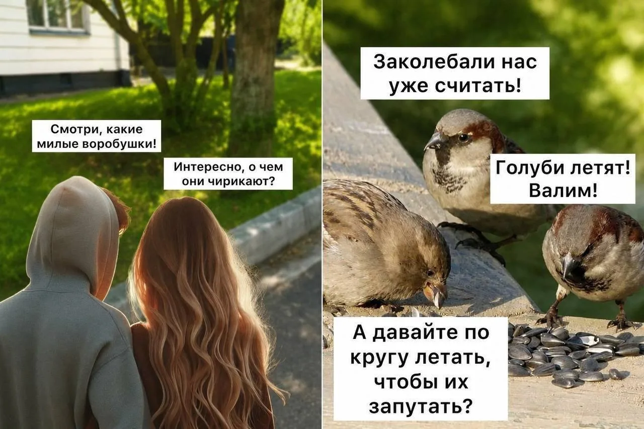 🐦 На пересчет воробьев в России выделили почти 14 миллионов рублей
