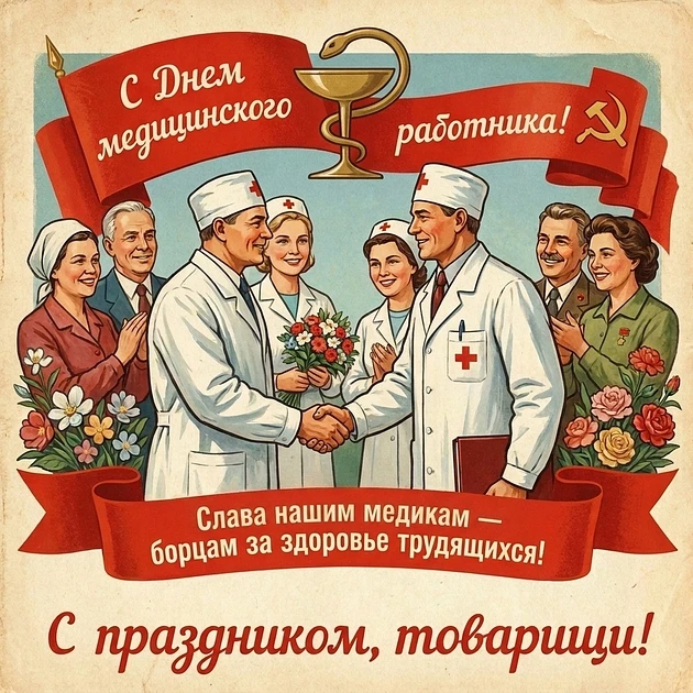 💢 Всех медиков с Днем медицинского работника ❤ 

Сегодня, 21 июня, отмечается День медицинского раб
