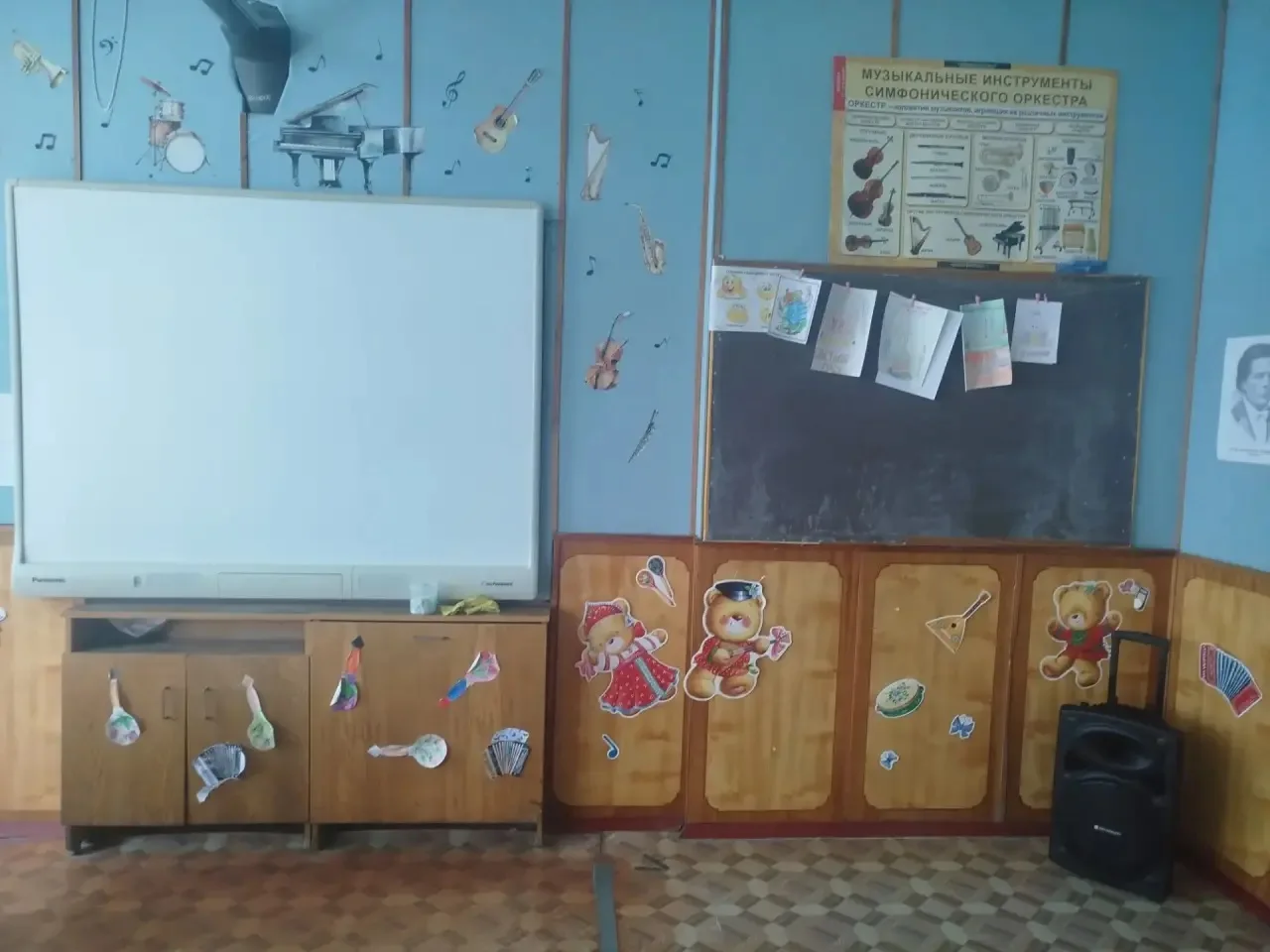 В рамках нацпроекта в школе появилась акустическая система.