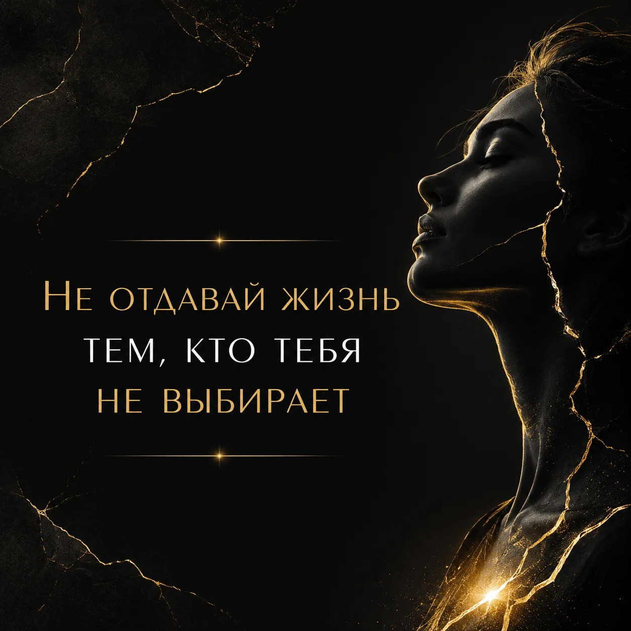 Не отдавай жизнь тем, кто тебя не выбирает