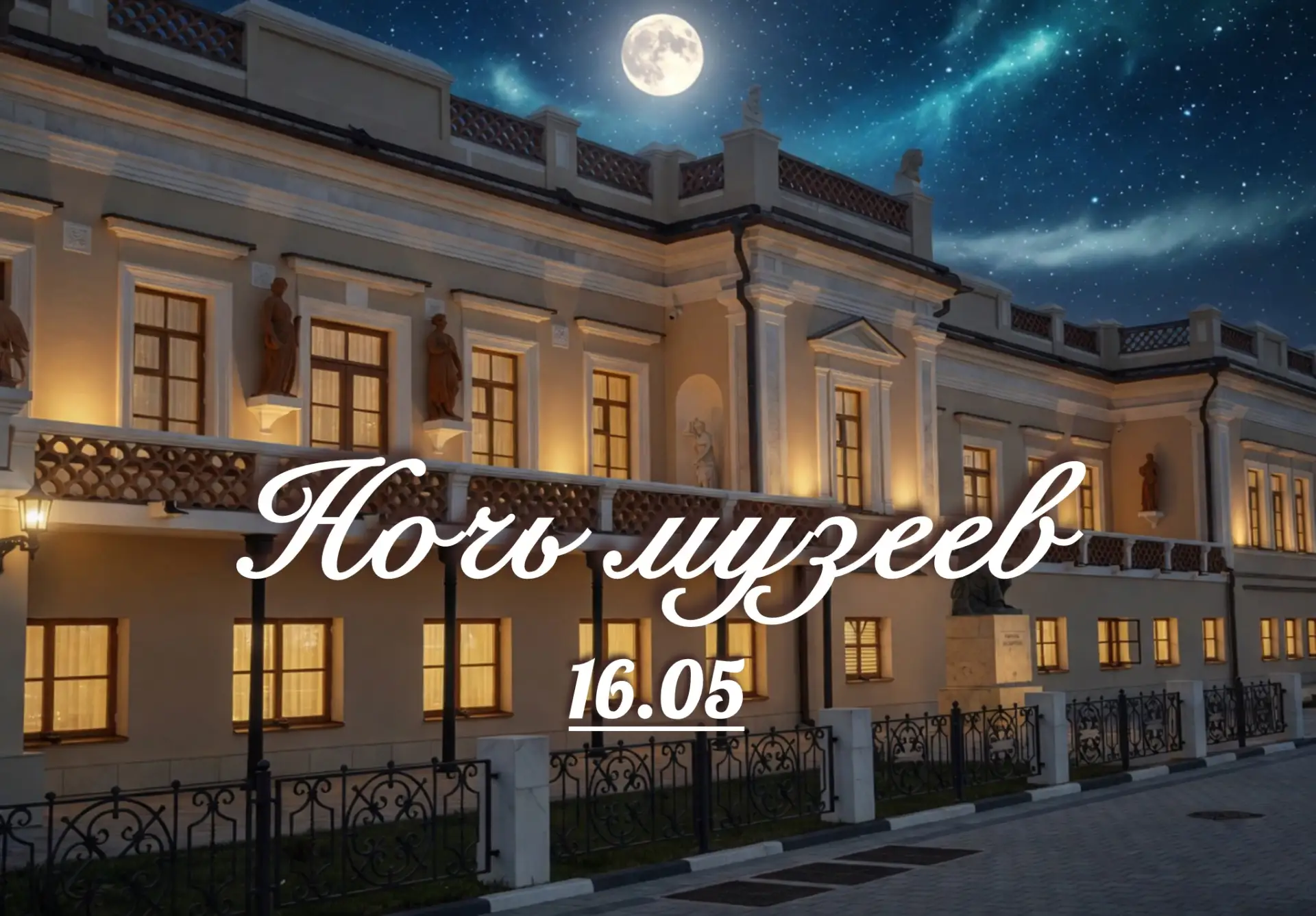 🏛 НОЧЬ МУЗЕЕВ В КРЫМУ 2026: 16 МАЯ — бесплатное посещение лучших музеев Крыма!