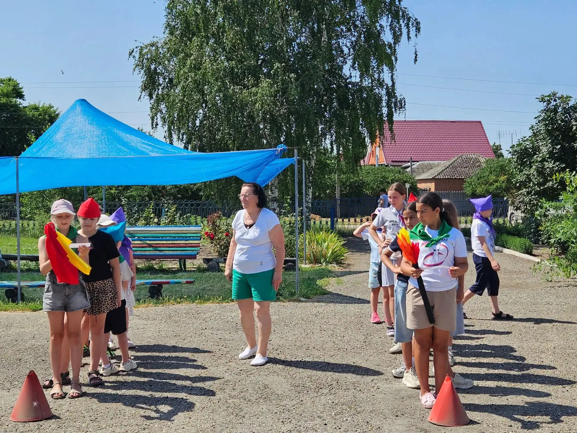 Вчера, 9 июля 2026 года был 1⃣4⃣ день лагеря🌞

В лагере дневного пребывания прошла игра "Веселые ст