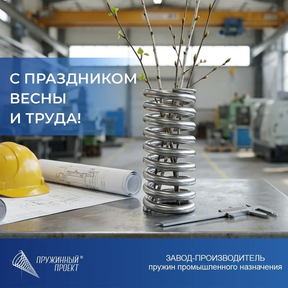 📅 1- 3 мая офис Пружинного проекта отдыхает.
 
☀ С праздником весны и труда! 
Пусть у вас будет вре