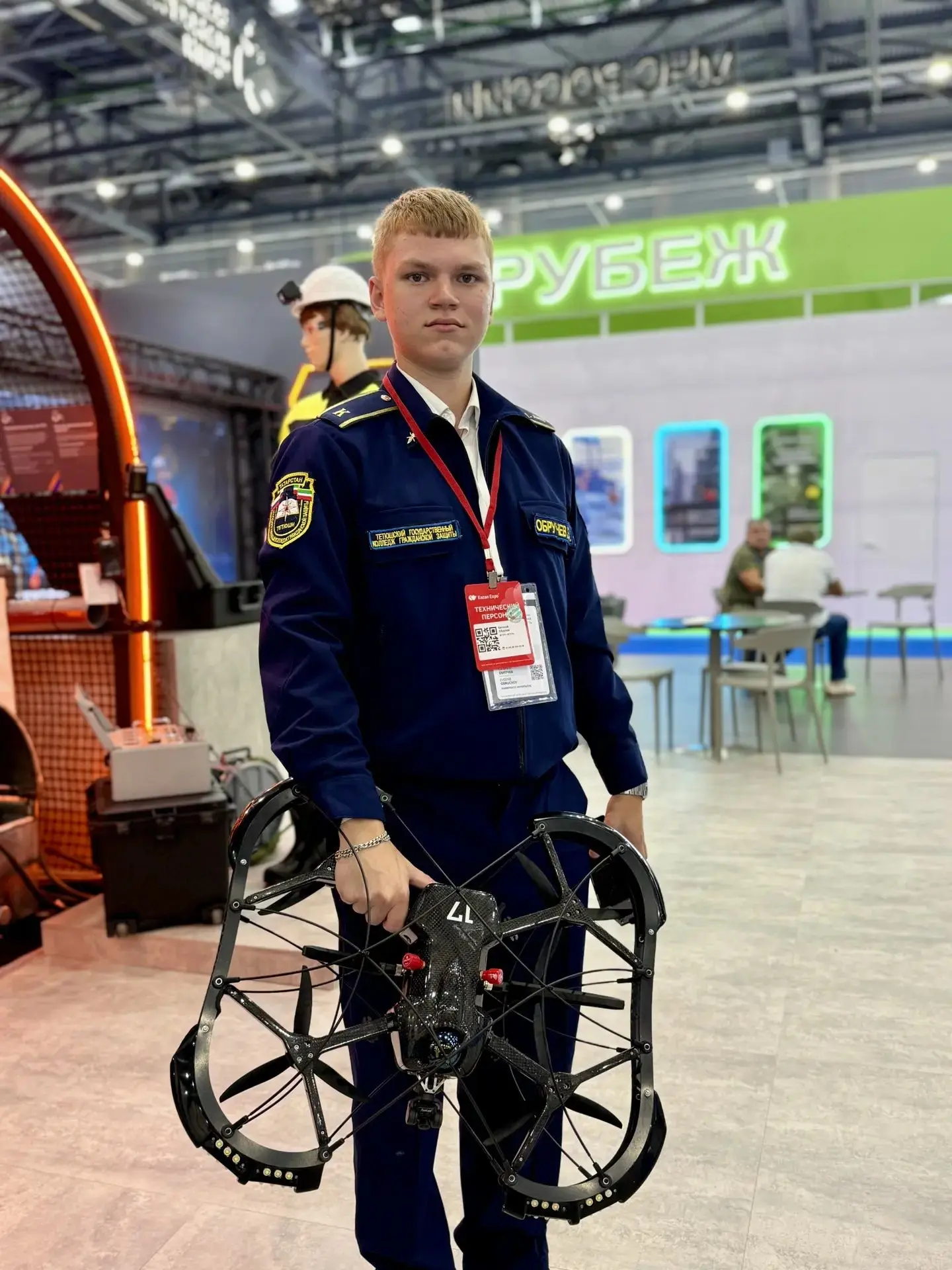 Курсант колледжа Евгений Обручев, серебряный призер Регионального чемпионата профессион...