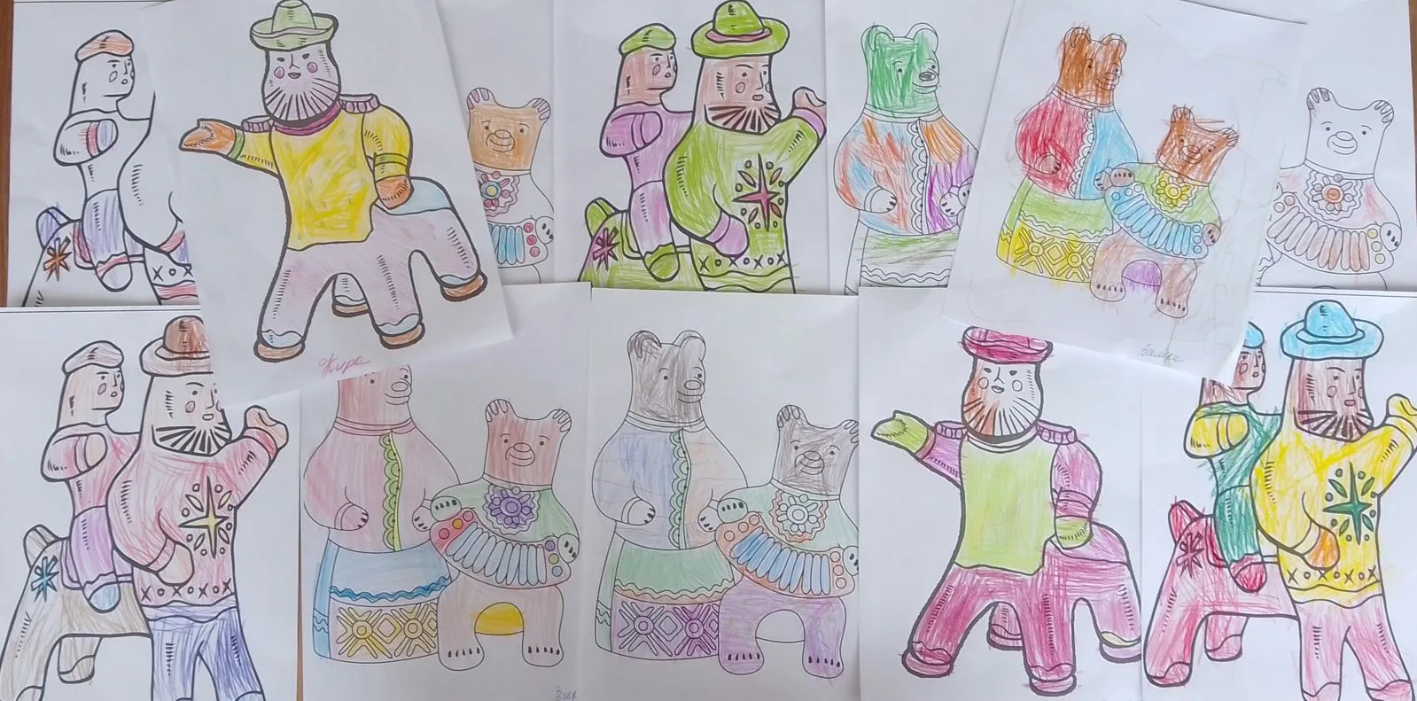 👨‍👩‍👧‍👦 Детям о народных промысла