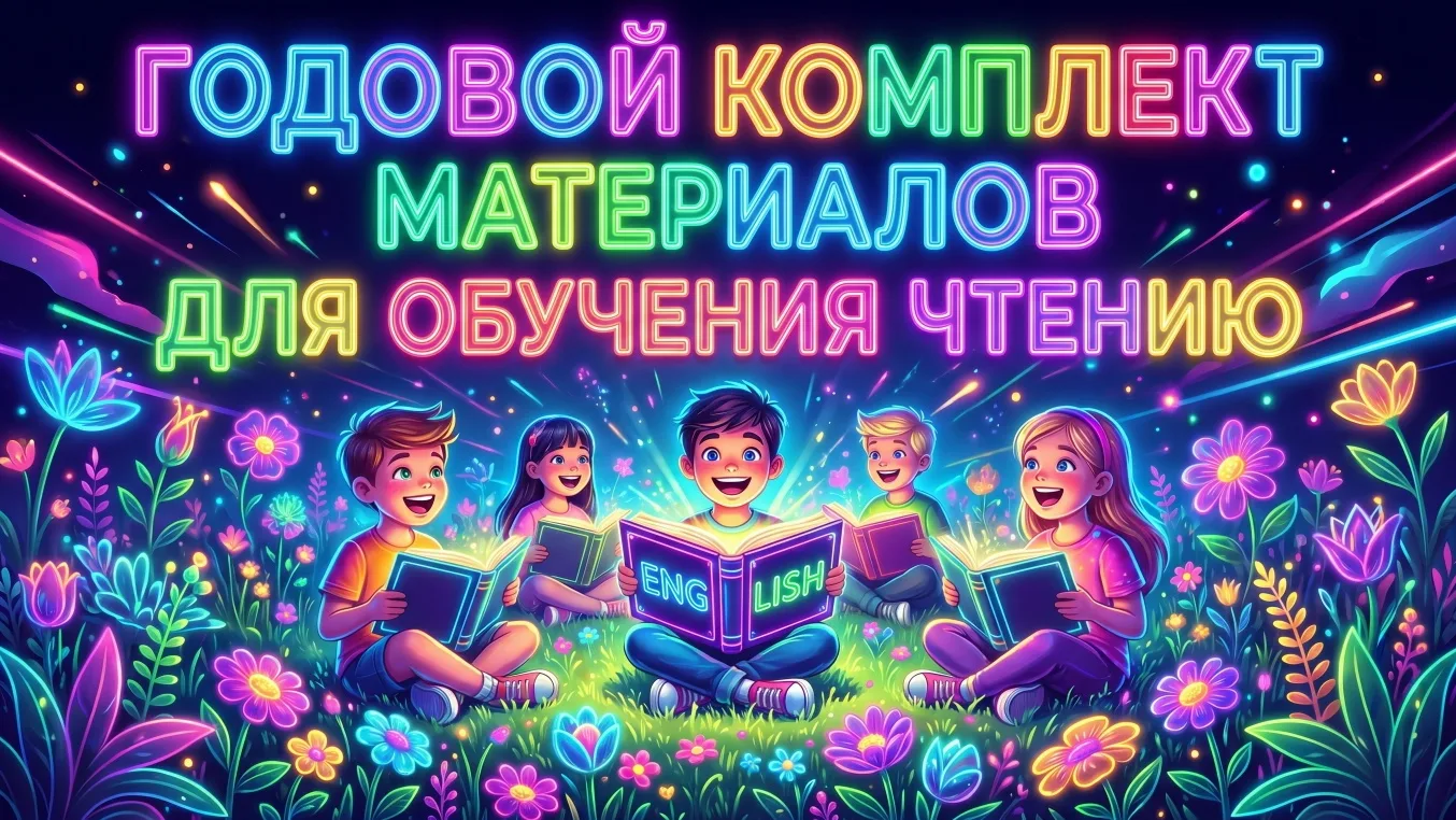 📘ГОДОВОЙ КОМПЛЕКТ МАТЕРИАЛОВ ДЛЯ ОБУЧЕНИЯ ЧТЕНИЮ
📘Правила чтения гласных+упражнения 
📘Таблица тра