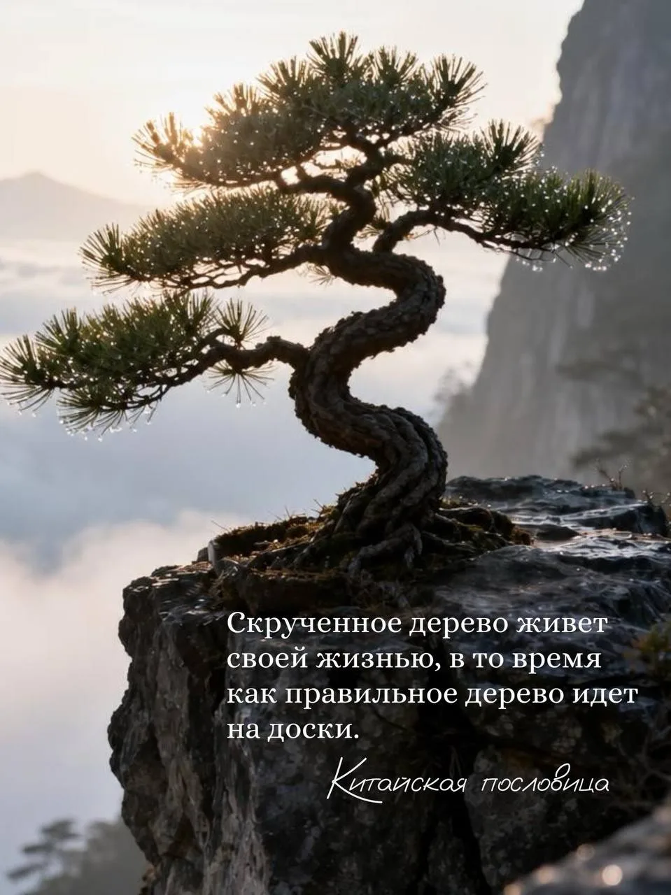 💡Хочу поделиться с вами китайской пословицей о самобытности и верности своему пути.