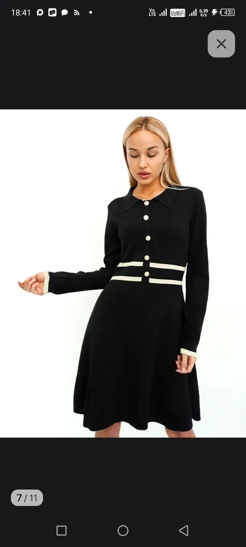 Продаю Платье трикотажное новое р. 40-44 ( цена 2000р.)тел. 918-248-48-95