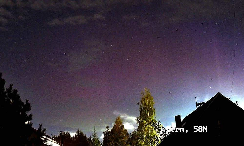 В Перми стартовал сезон полярного сияния — первую «северную аврору» в этом году заметил...