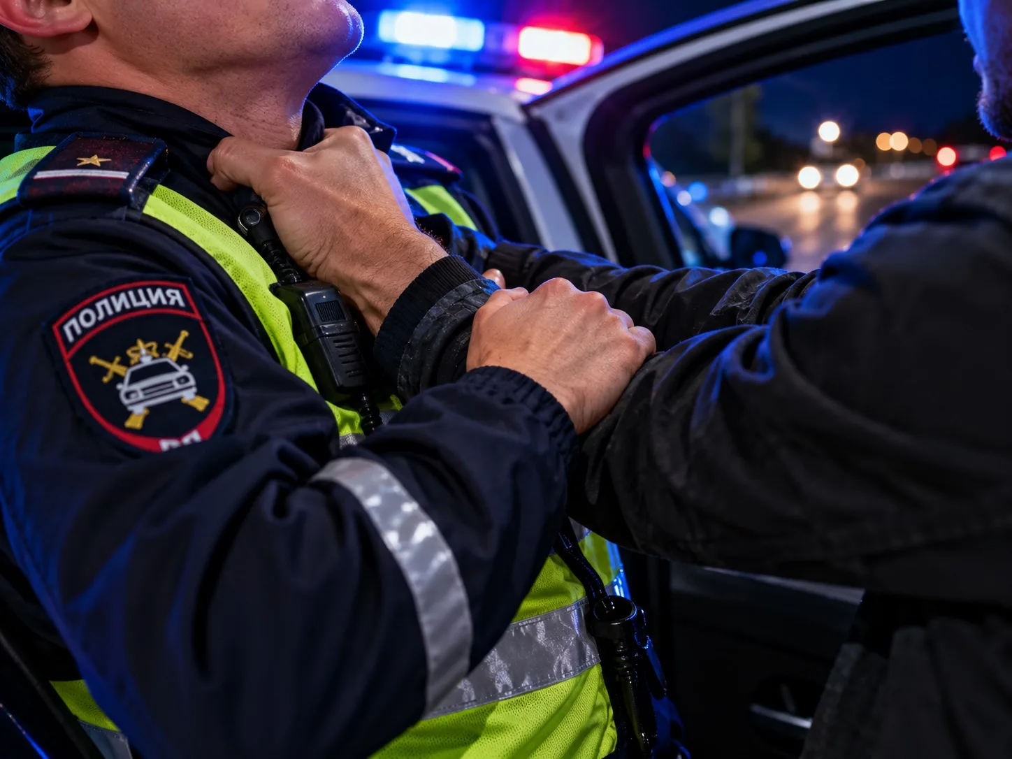 Житель Магдагачи схватил инспектора ДПС за шею — дело направлено в суд