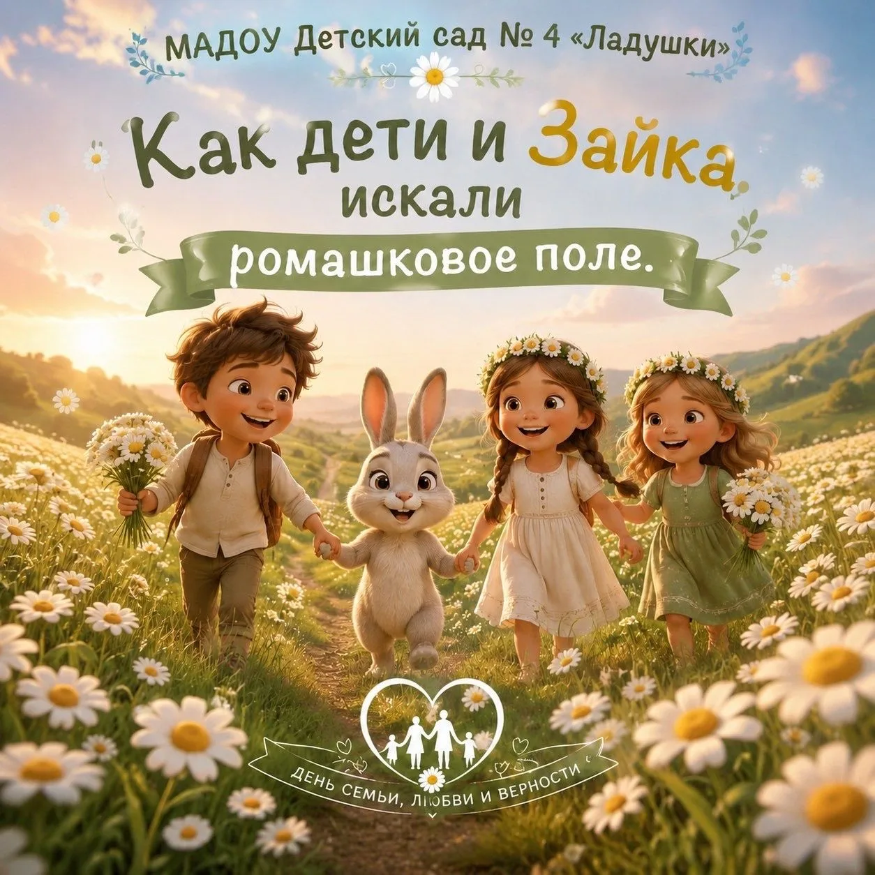 Сегодня летняя площадка группы "Березка" превратилась в сказку! В гости к ребятам прибежал взволнова