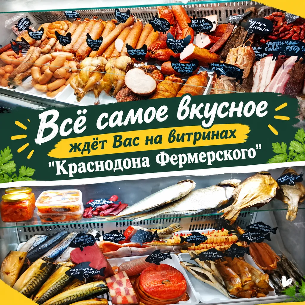 "Краснодон Фермерский" ждёт Вас за любимыми вкусняшками!