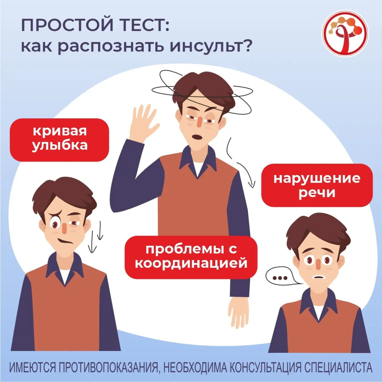 🧠 Инсульт – острое нарушение кровоснабжения головного мозга (ОНМК), характеризующееся внезапным (в 