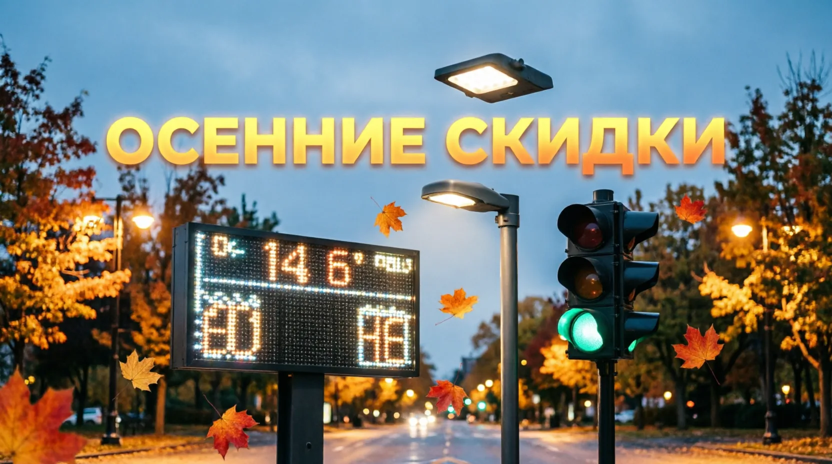 🍂 **ОСЕННИЕ СКИДКИ от «Индустрии света»!** 🍂
