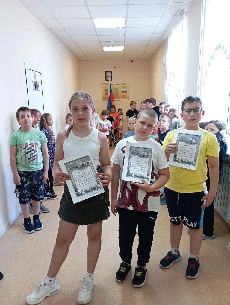 Лагерь "Солнышко". День восьмой.Сегодня в школьном лагере состоялась познавательная кве...