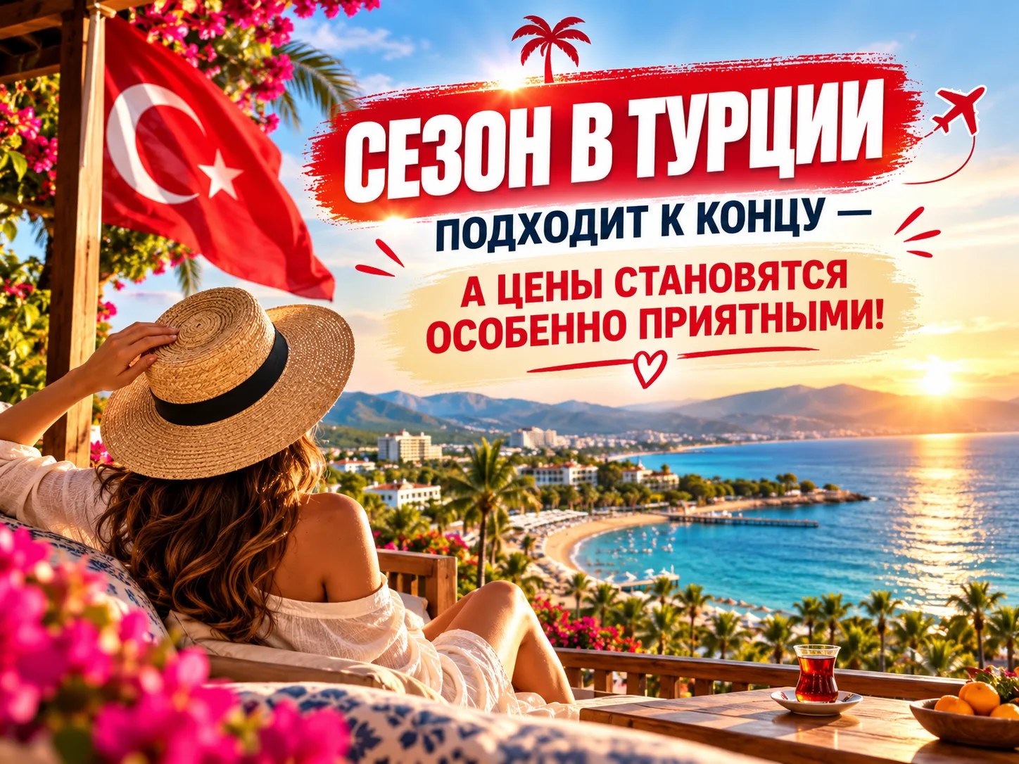 🇹🇷 СЕЗОН В ТУРЦИИ ПОДХОДИТ К КОНЦУ — А ЦЕНЫ СТАНОВЯТСЯ ОСОБЕННО ПРИЯТНЫМИ!