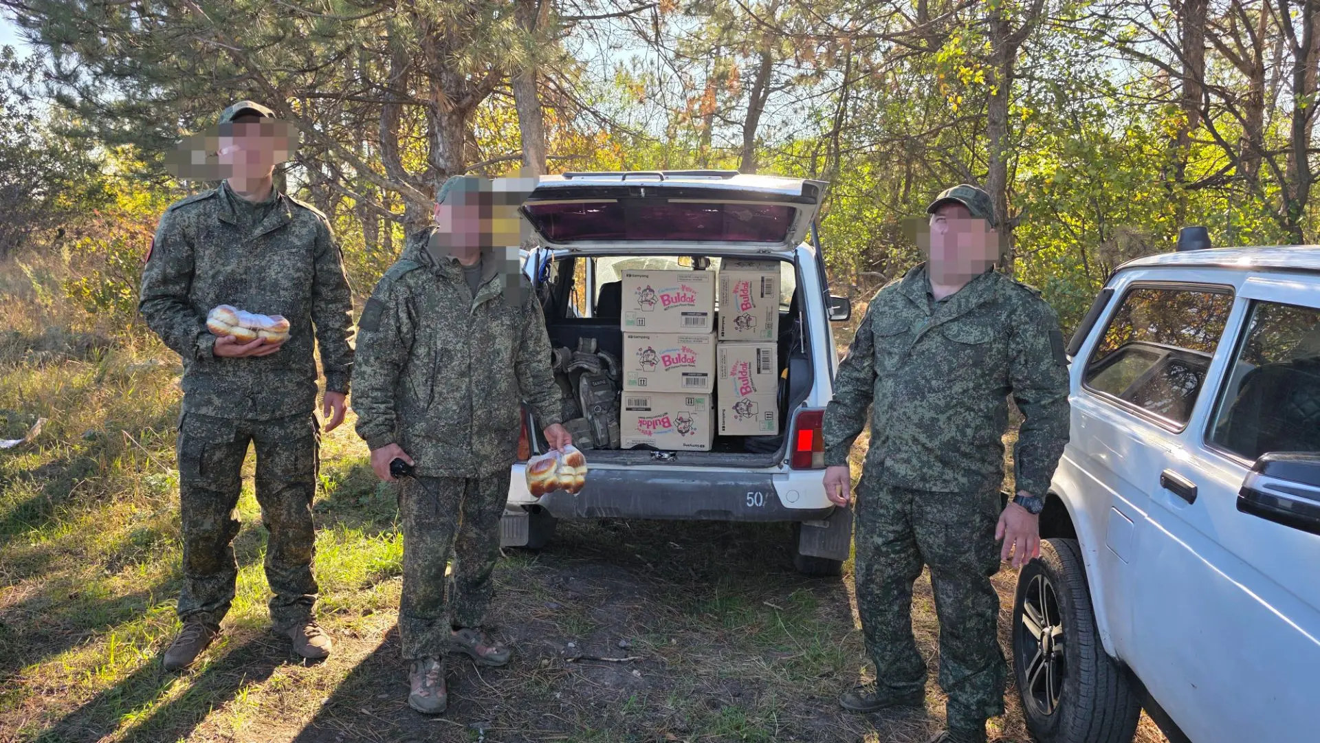 Отвезли лапшу подразделению Тарена от группы Сила Сибири Алтай..
