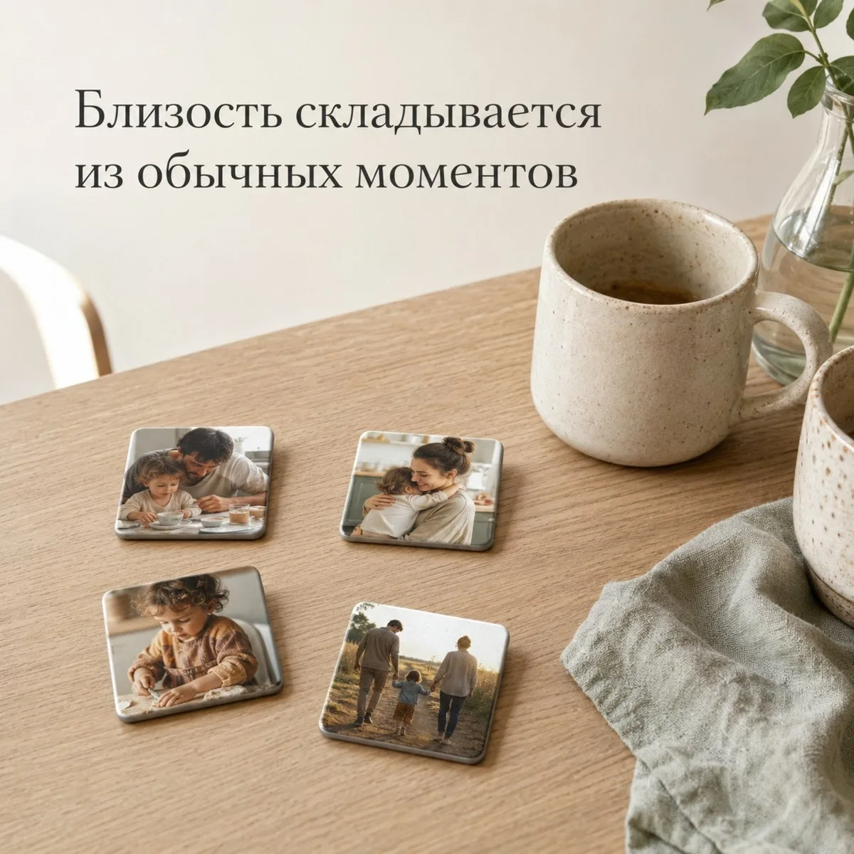 Близость редко состоит только из больших событий

Конечно, мы фотографируем дни рождения, путешестви