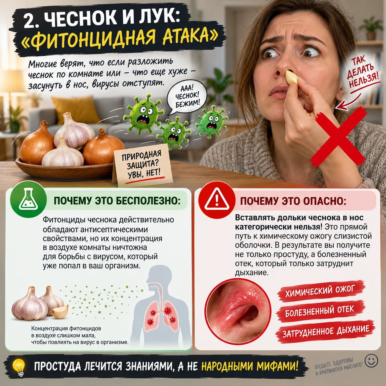 Малина, чеснок и покой: что из народных средств действительно помогает при простуде. ча...