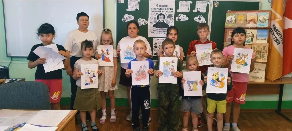 🎉 День русского языка в Алешинской школе 🎉