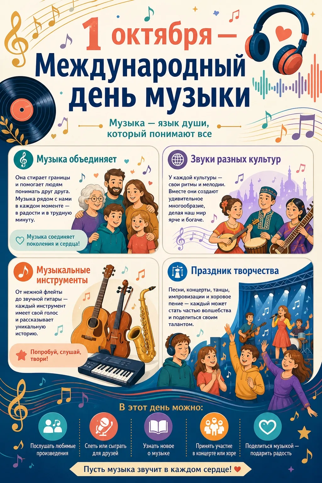 Трудно представить мир, в котором не было бы любимых песен. Музыка делает нашу жизнь яр...