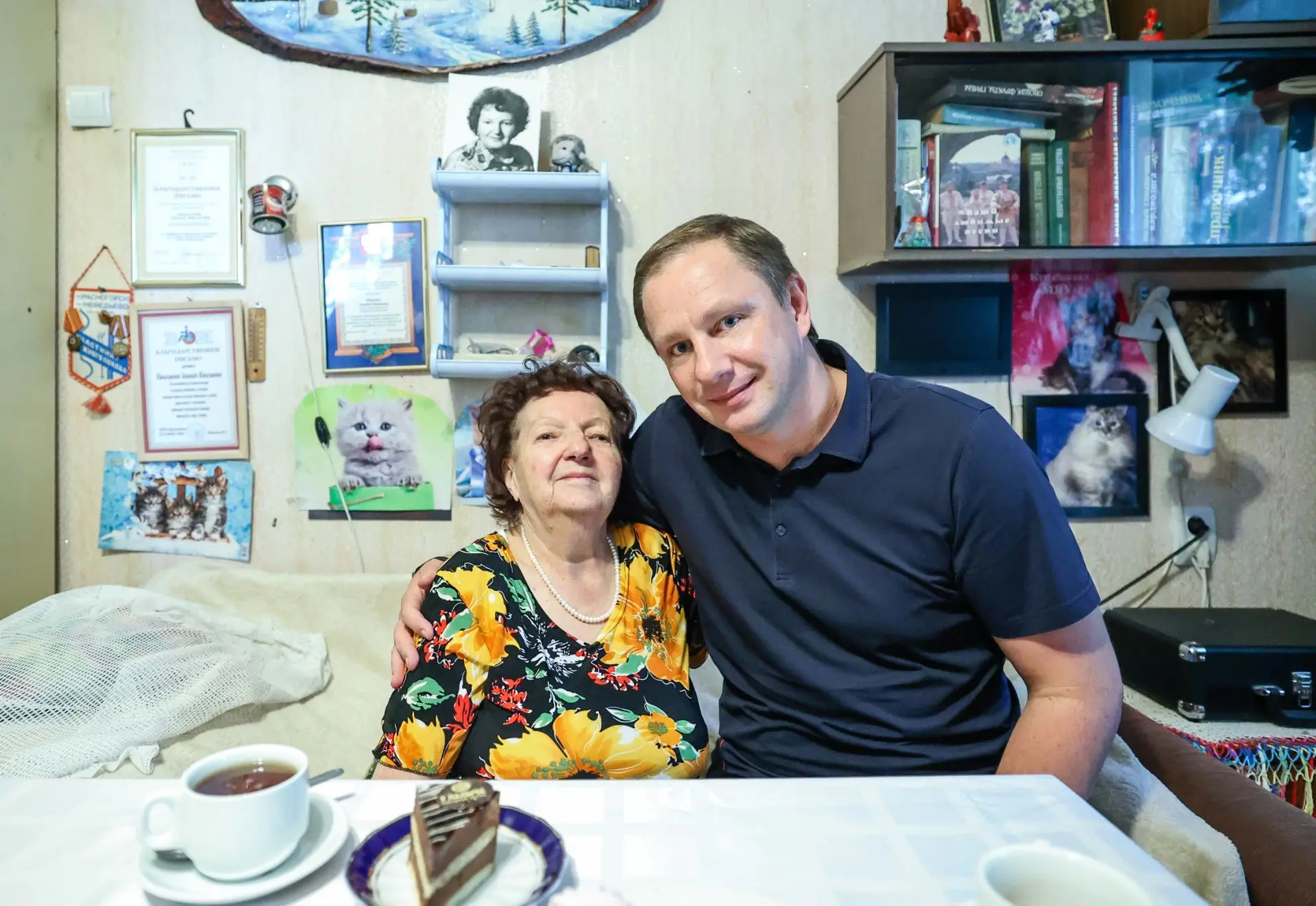 Поздравил с 85-летием нашу дорогую Зинаиду Николаевну Николаеву – ветерана труда, челов...