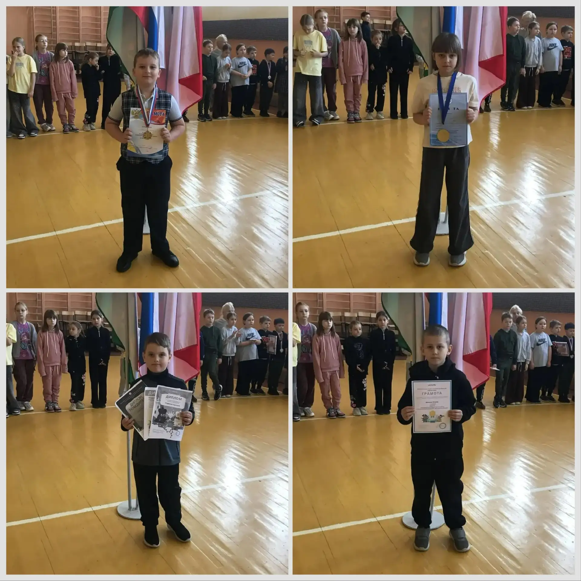 🇷🇺 Торжественная линейка  В нашей школе каждый понедельник проходит торжественная линейка, посвящённ