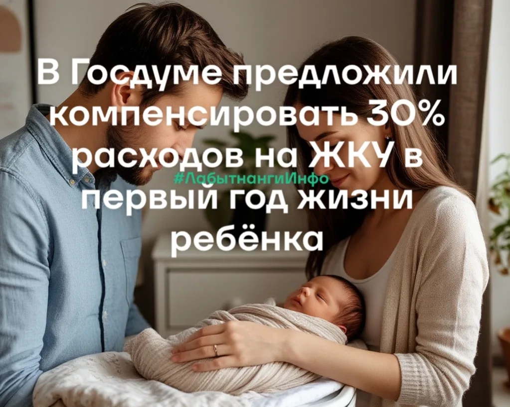 Семьям с новорождёнными хотят компенсировать 30% расходов на ЖКУ в первый год жизни реб...