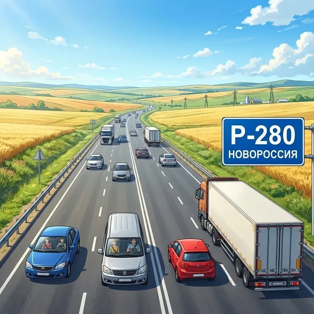 🚨 Экстренное оповещение на трассе «Новороссия»! 🚨