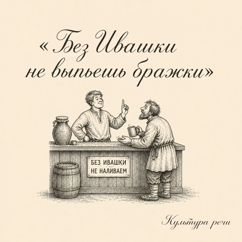 Без Ивашки не выпьешь бражки

Так говорят о радости, которую хочется разделить с другом или хорошим 