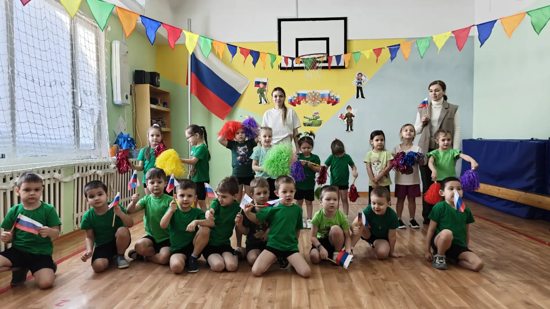 🎖 Бравые "Фантазёры"           В средней группе прошёл спортивный праздник, посвящённый 23 февраля. 