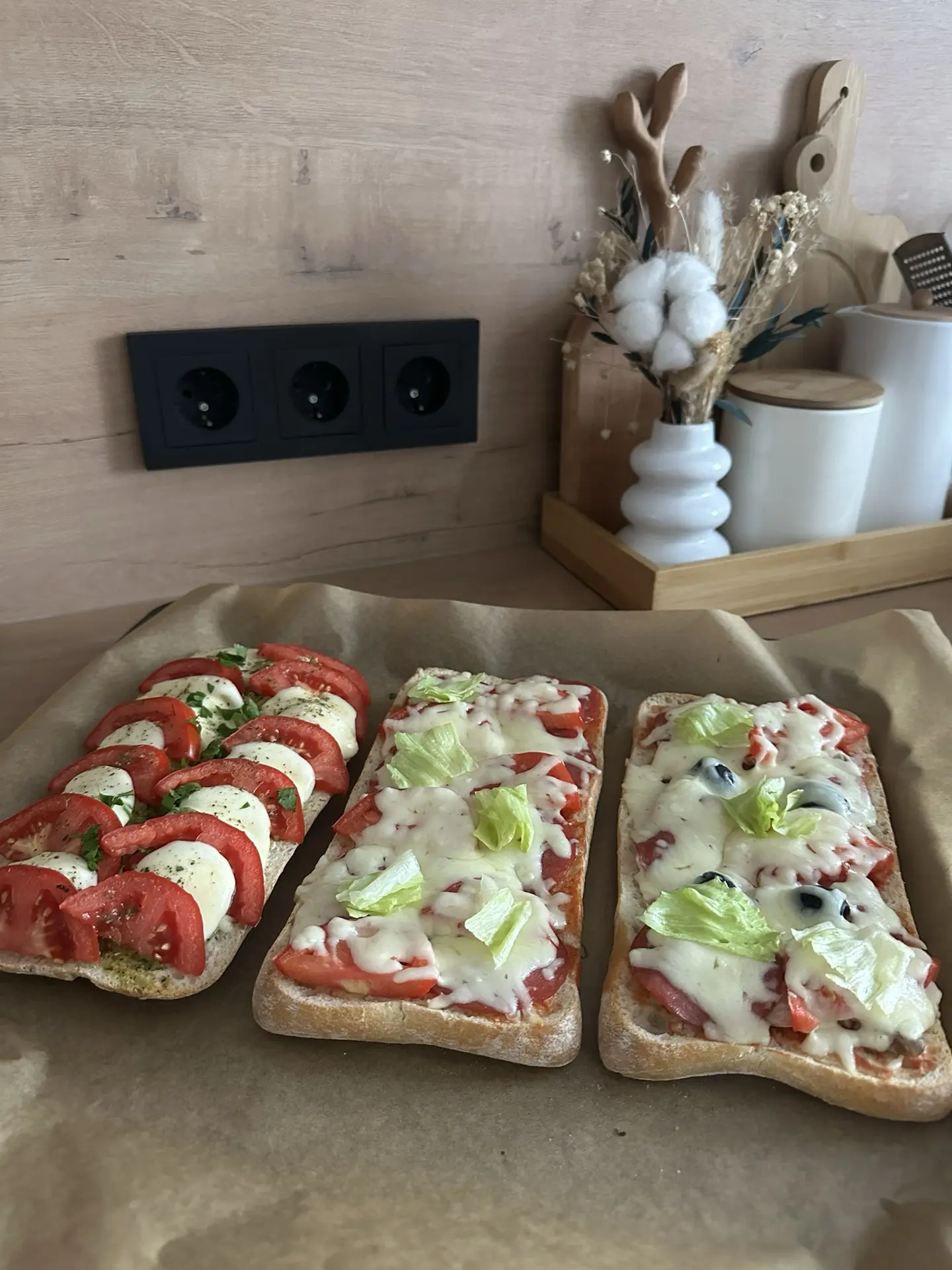 Ленивая пицца из чиабатты 🍕