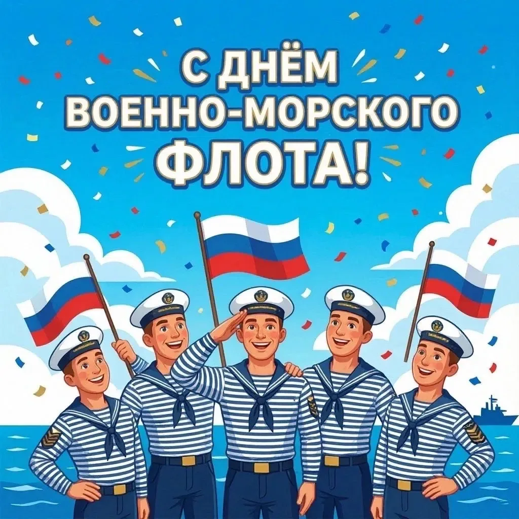Каждое последнее воскресенье июля звучат торжественные гудки кораблей — и мы от всей души поздравляе
