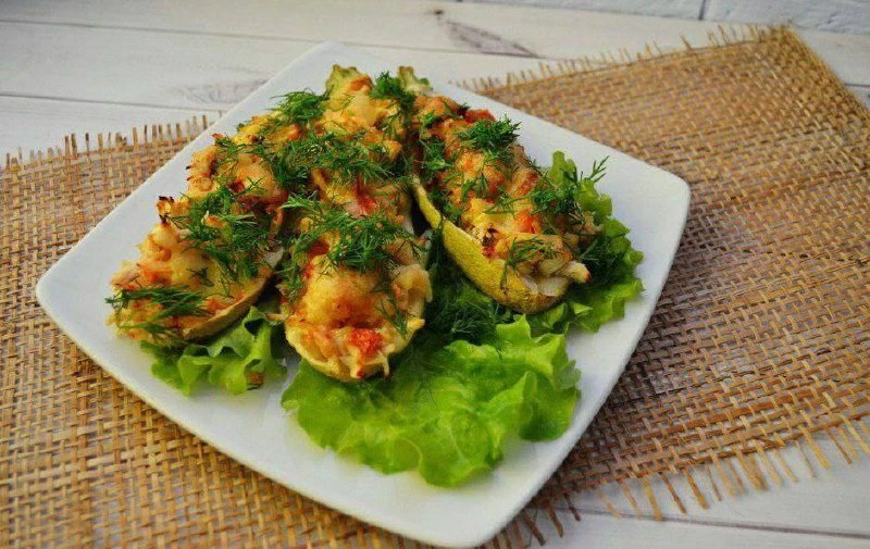 Кабачковые лодочки