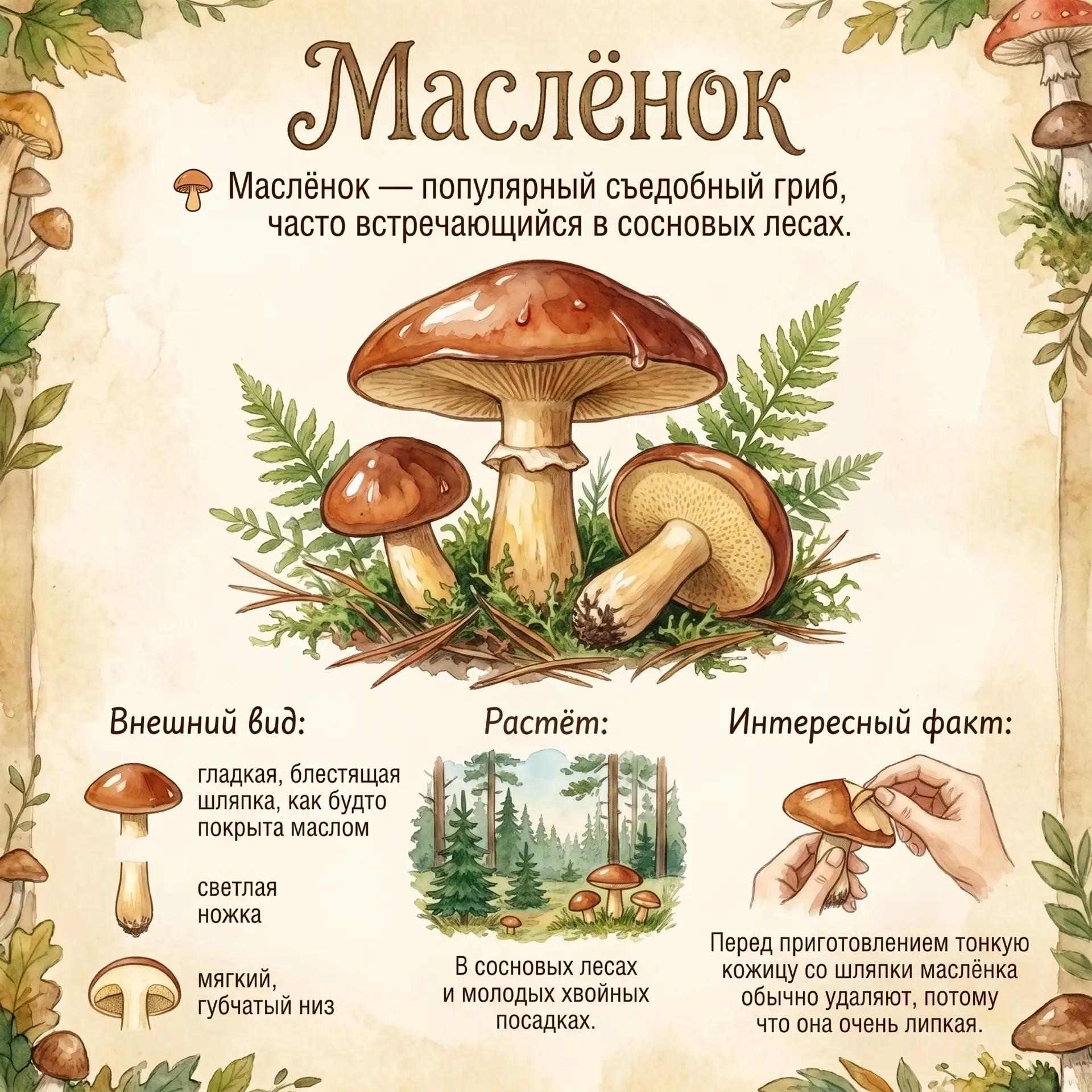 🍄 Грибная азбука для почемучек: знакомим детей с дарами леса! 🌲✨

Лето и начало осени — самое врем
