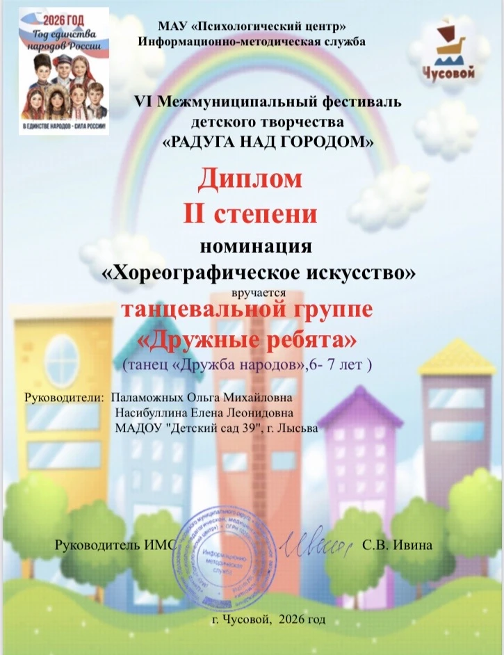 💥Поздравляем детей, педагогов и родителей с призовым местом!