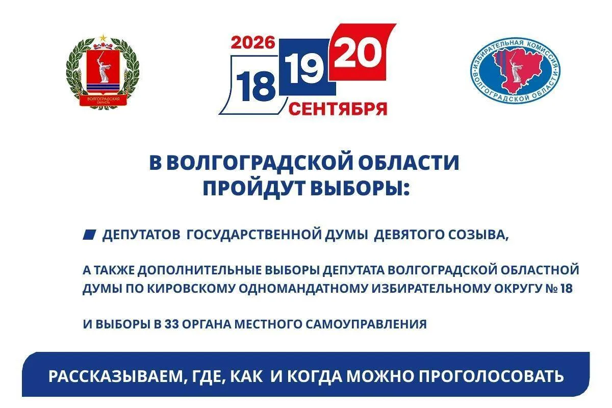 🗳️ В Волгоградской области начинают работу участковые избирательные комиссии