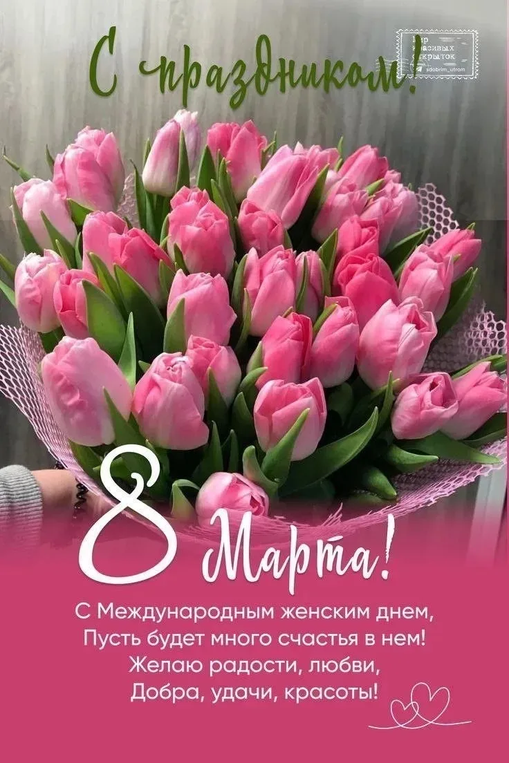 Группа компаний "Комфортная среда" Поздравляет всех женщин С 8 Марта!✨🌸