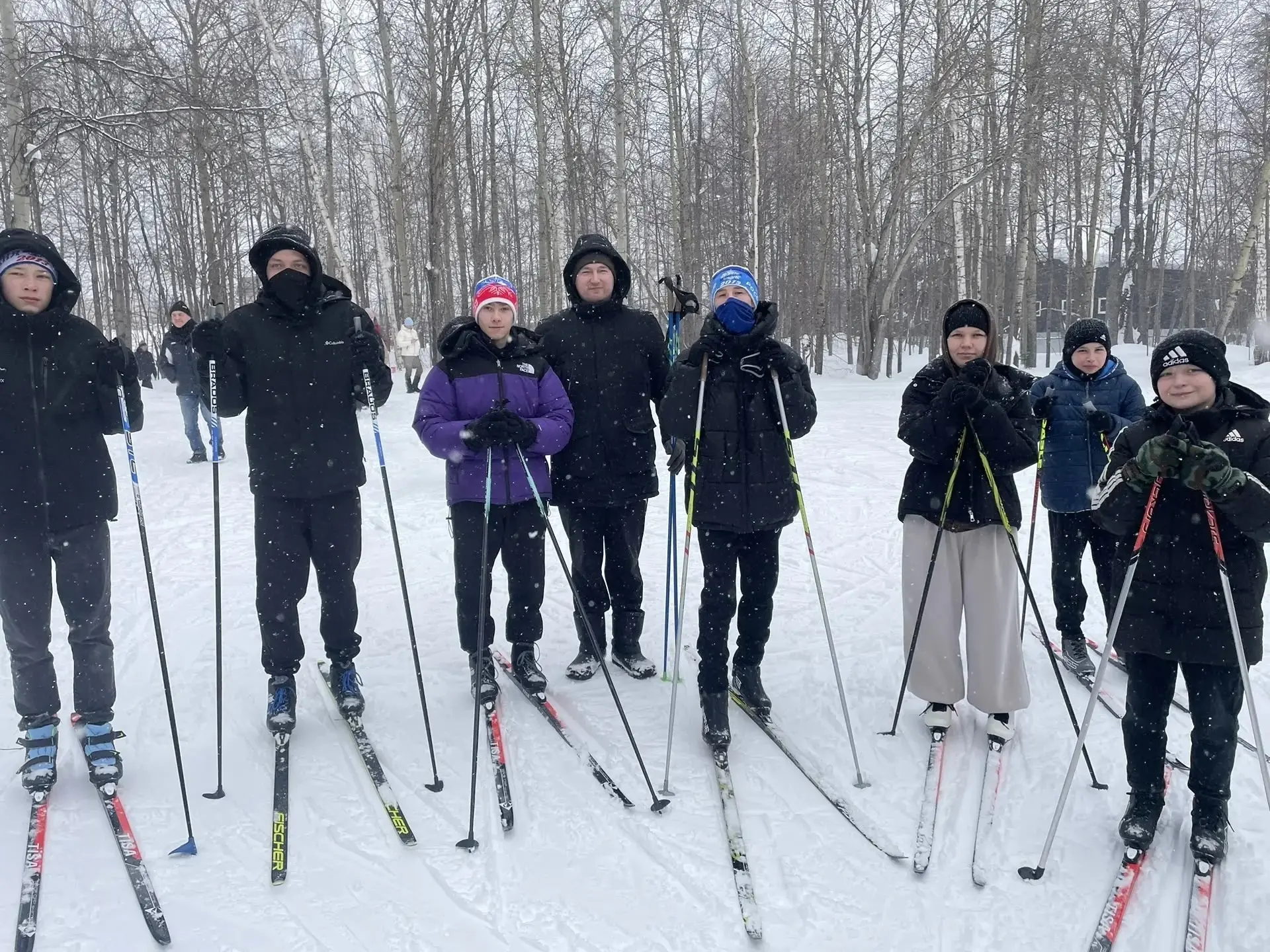 Вчера, 26 февраля 2026 года, состоялись  соревнования по лыжным гонкам в зачёт Спартакиады «Юный дин