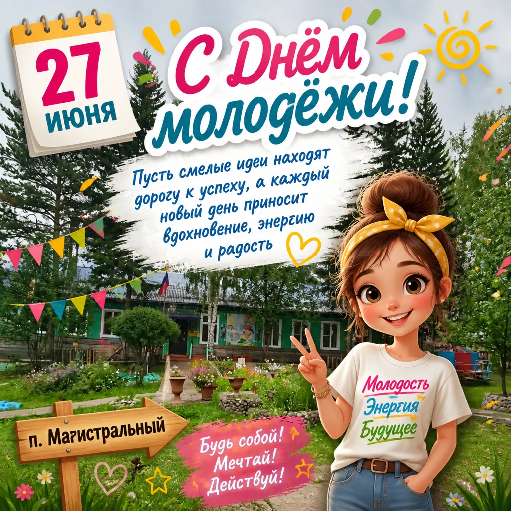 💫 Сегодня День молодёжи! 🥳 
А вы помните, какими были в 5–7 лет?

💥 В нашем садике будущее растёт