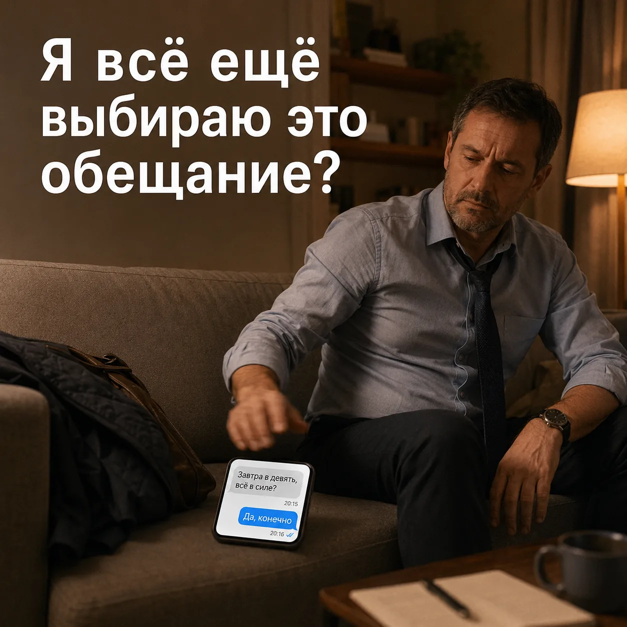 Две недели назад он легко сказал соседу: