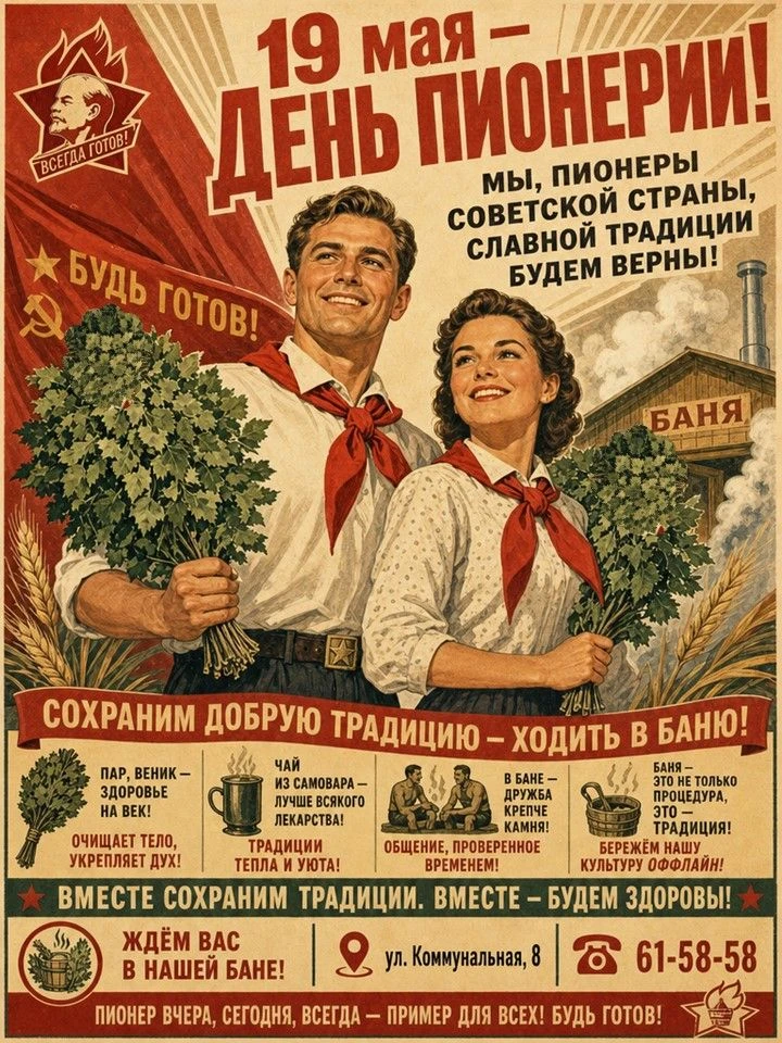 🌾 19 МАЯ — ДЕНЬ ПИОНЕРИИ!