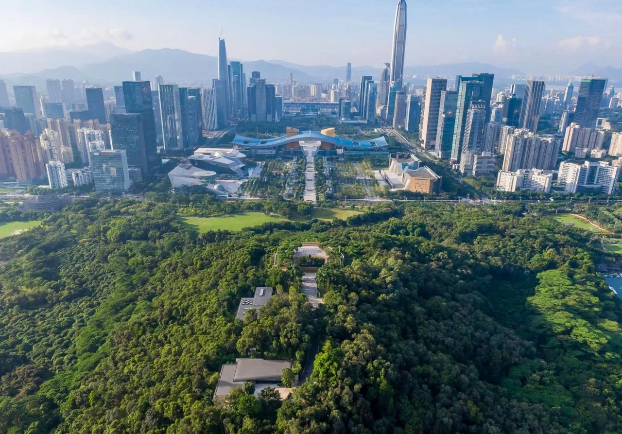 Парк Ляньхуашань в Шэньчжэне, Китай 🇨🇳  🔹 Ляньхуашань или Гора Лотоса - главный парк Шэньчжэня площа