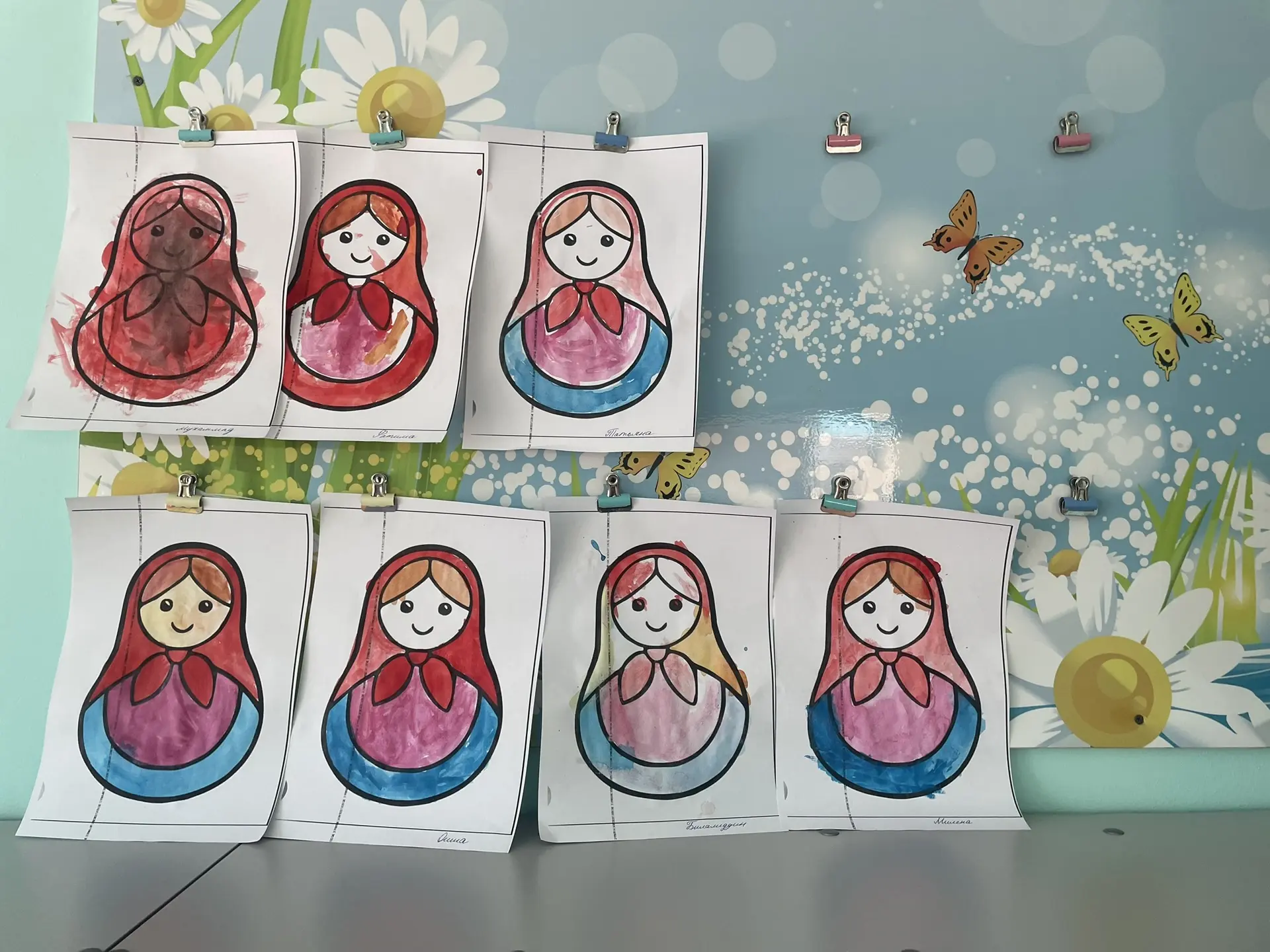 Знакомство с русской народной игрушкой «Матрешка»