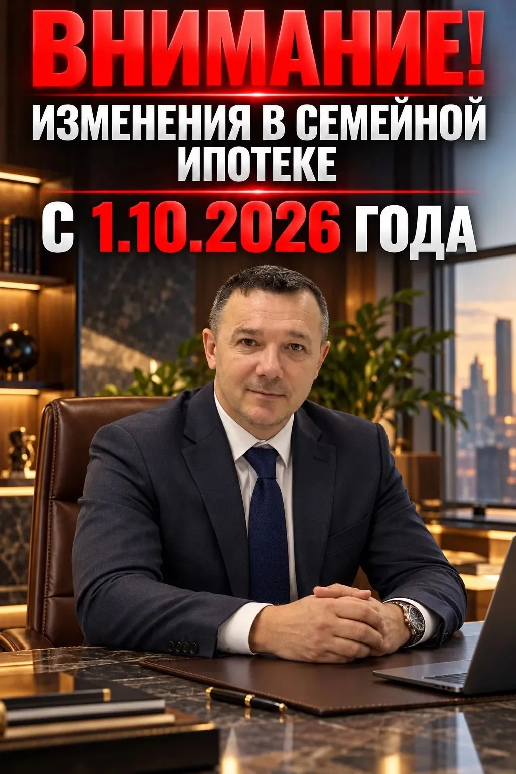 🚨 ВНИМАНИЕ! СЕМЕЙНАЯ ИПОТЕКА МЕНЯЕТСЯ С 1 ОКТЯБРЯ 2026 ГОДА
