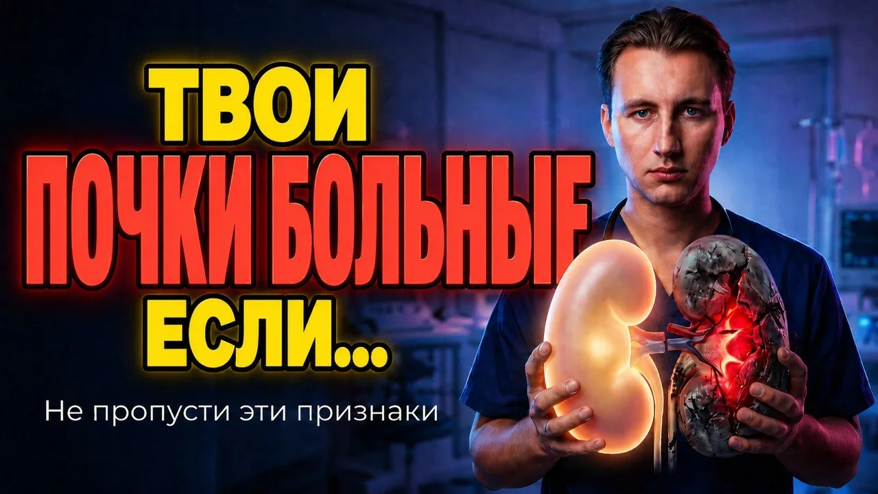 ❗️УСПЕЙ СПАСТИ ПОЧКИ: 3 сигнала организма, которые упускают 90% людей

9 из 10 пациентов с ХБП не зн