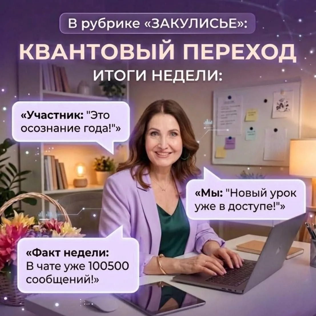 Рубрика: «Закулисье курсов «Квантовый переход»!