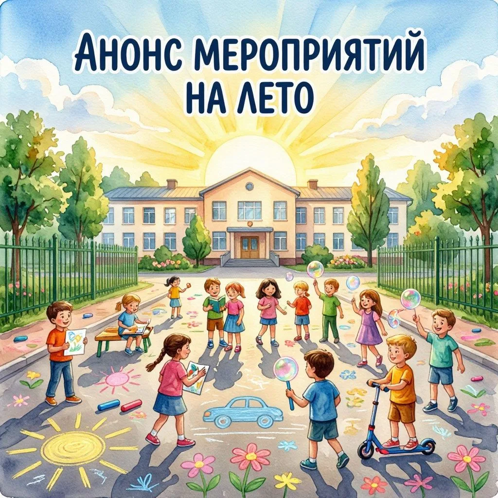 Анонс летних мероприятий в нашем детском саду!
Дорогие родители!
Лето — это время открытий, солнца и